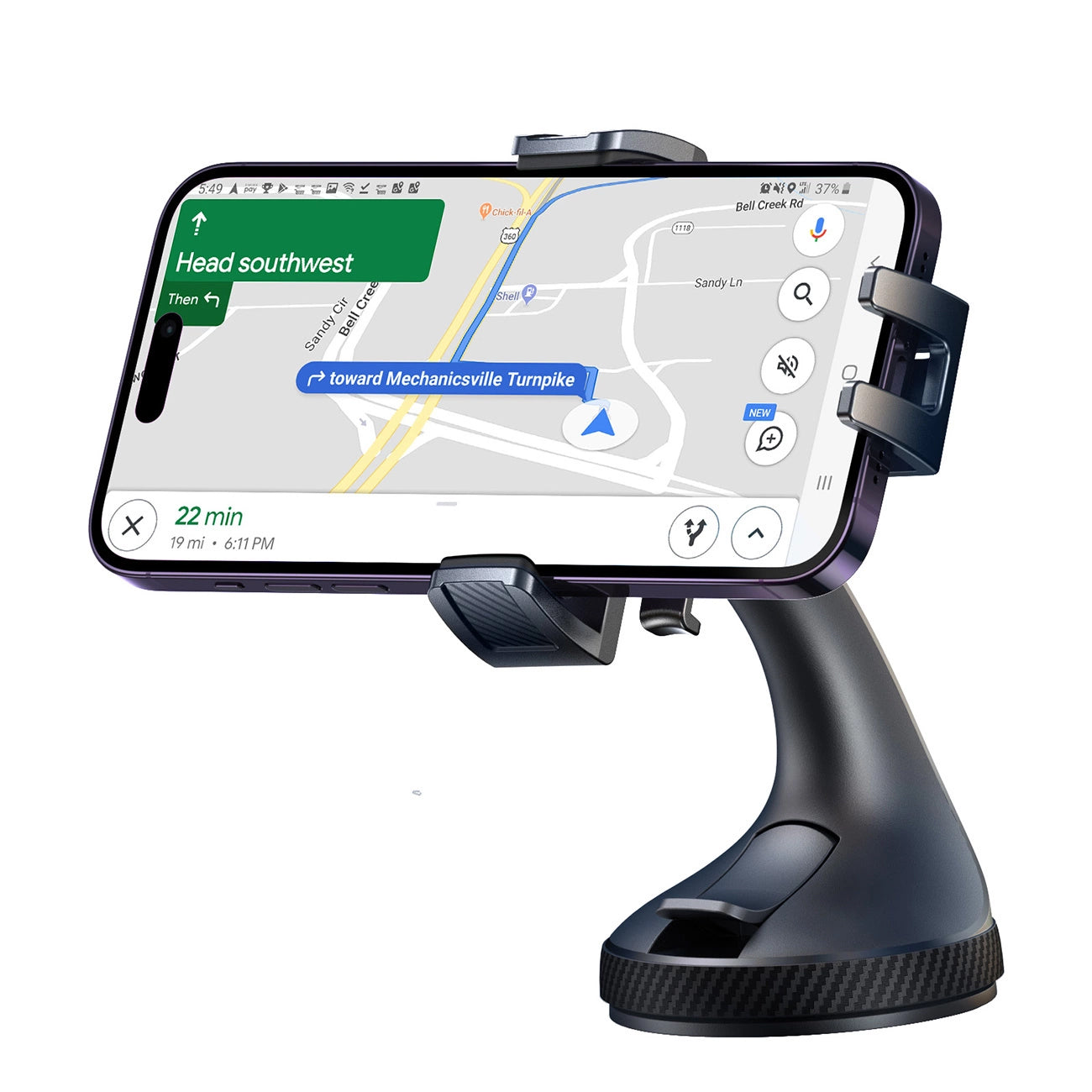 Nosilec za avto Joyroom JR-OK6 Dash, 4.7inch - 6.8inch, črn