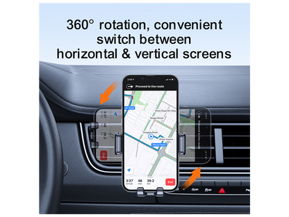 Nosilec za avto Joyroom JR-ZS283 Vent, 4.7inch - 6.7inch, črn