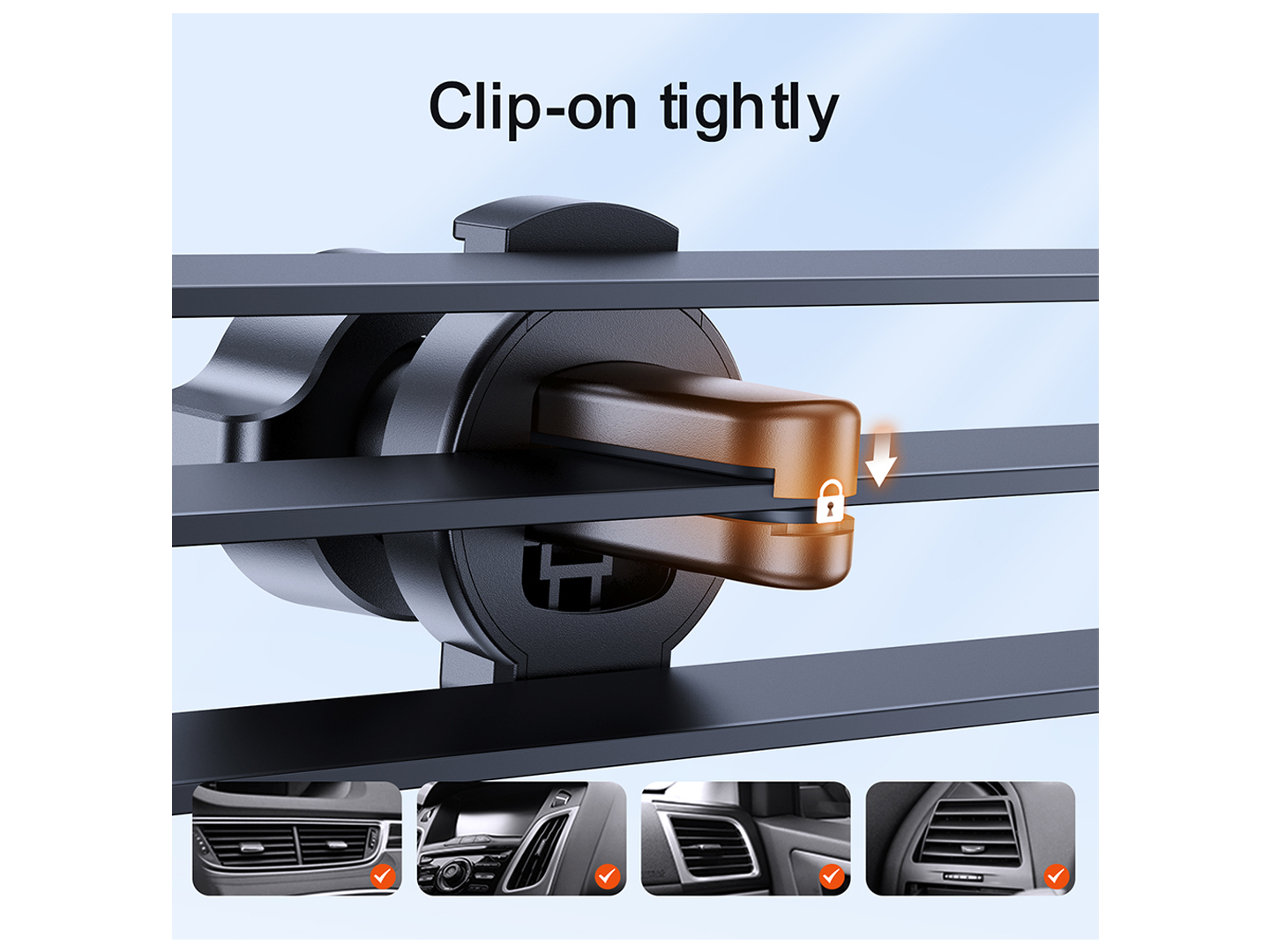 Nosilec za avto Joyroom JR-ZS283 Vent, 4.7inch - 6.7inch, črn