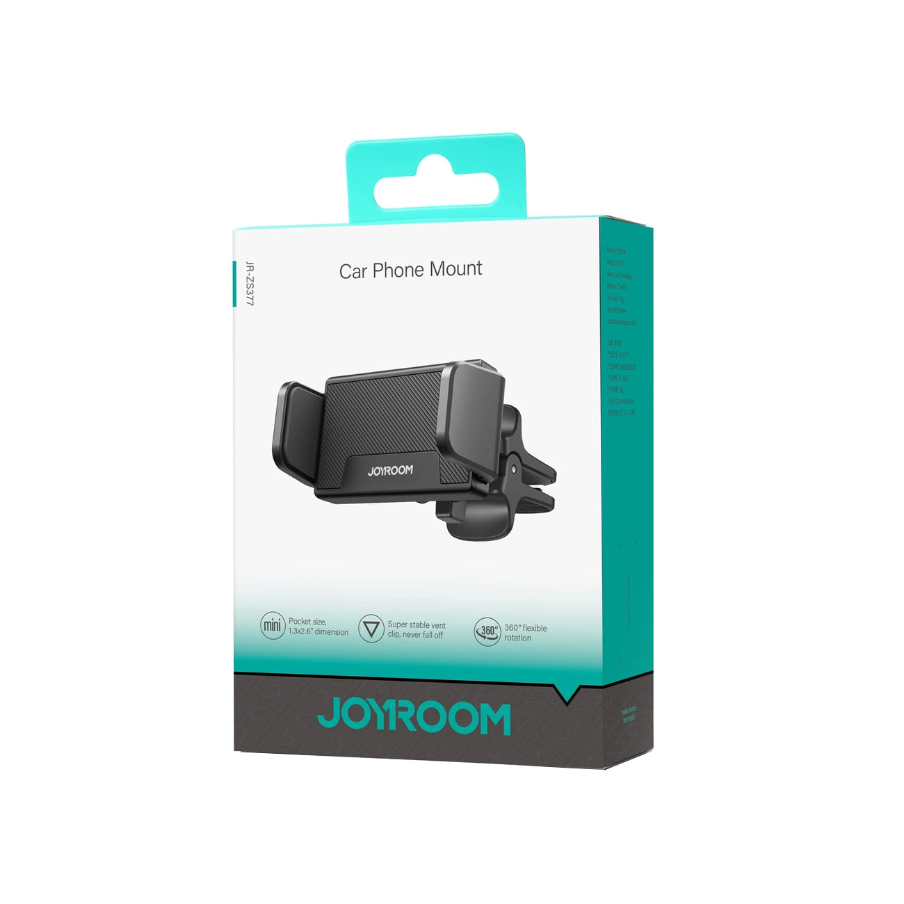 Avtomobilski nosilec Joyroom JR-ZS377, 4.5inch - 6.7inch, črn