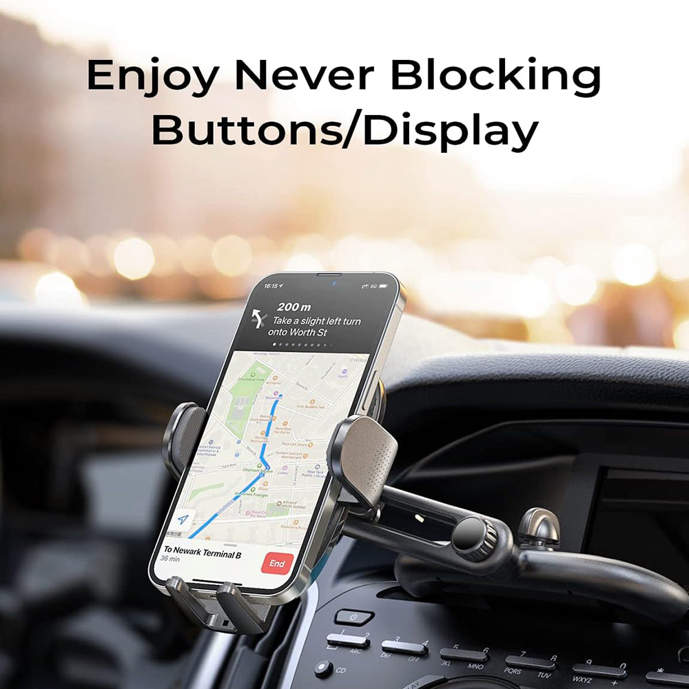 Avtomobilski nosilec Lisen 2v1, 4.7inch - 7.2inch, črn YL0222040016