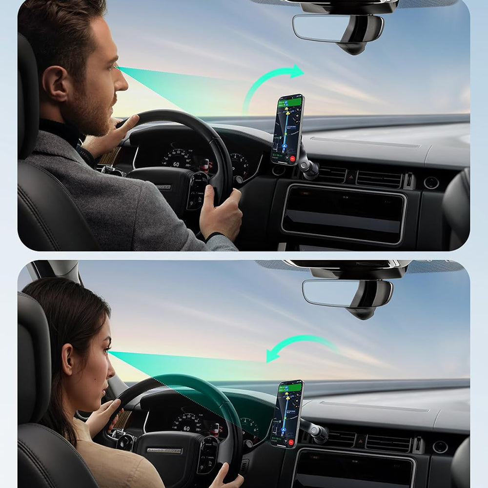 Magnetni avtomobilski nosilec ESR OmniLock Vent, Univerzalen, Črn