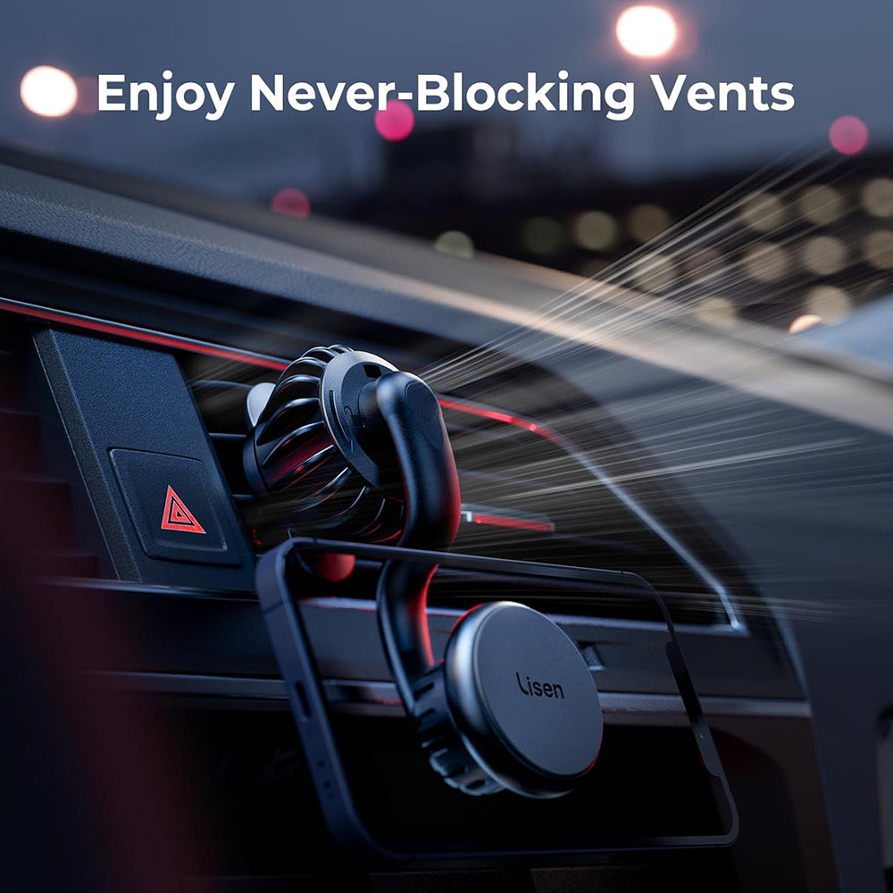 Magnetni avtomobilski nosilec Lisen, Univerzalen, Črn YL0222060002