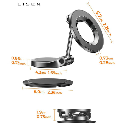 Magnetni avto nosilec Lisen, univerzalen, črn YL0223080002