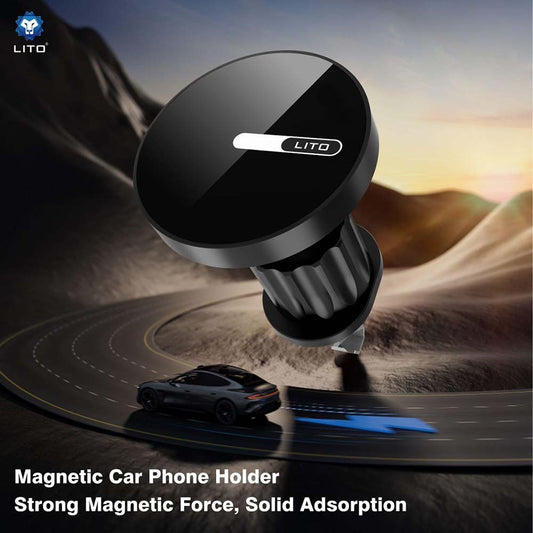 Magnetni avtomobilski nosilec Lito LT-W05, Univerzalen, Črn