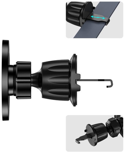 Magnetni avtomobilski nosilec Tech-Protect N56 2in1 II, univerzalen, črn