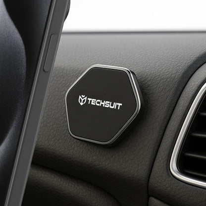 Techsuit HOLD210-C Magnetic Car Holder, Universal, Black