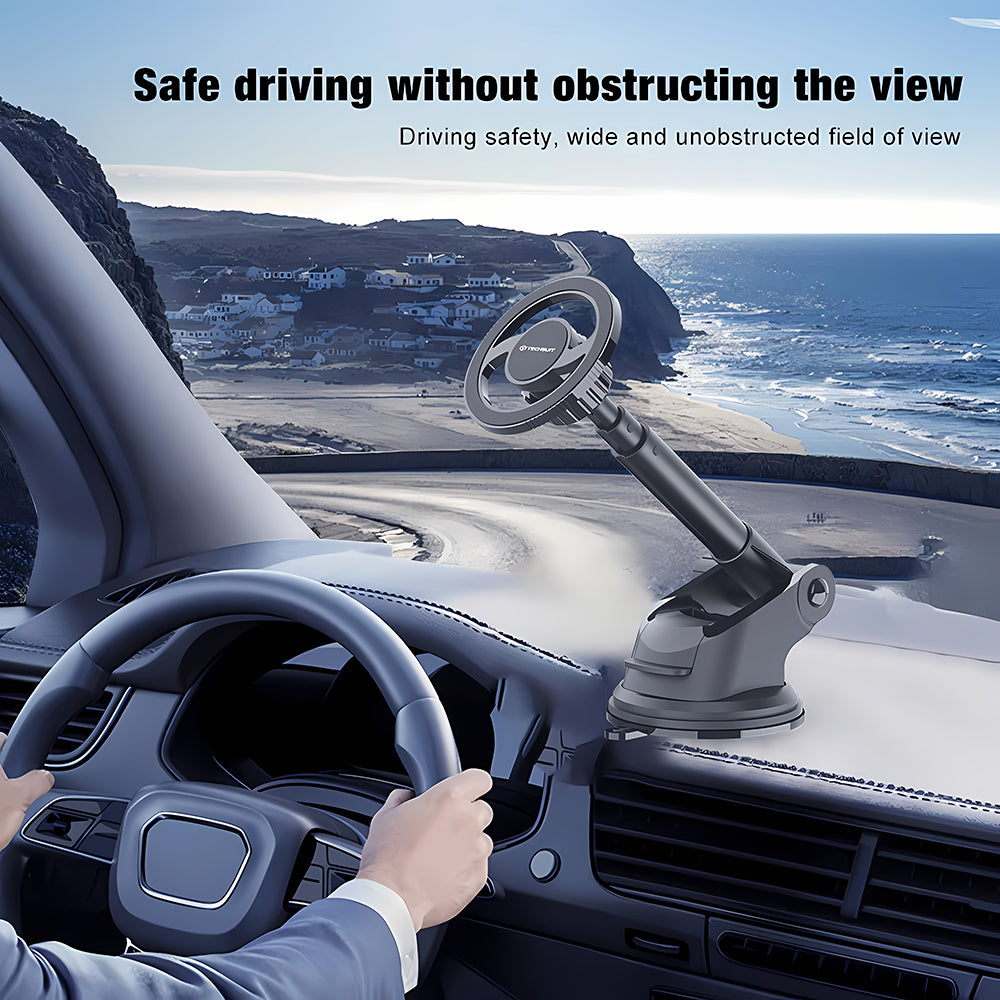 Magnetni avtomobilski nosilec Techsuit S12, Univerzalen, Črn