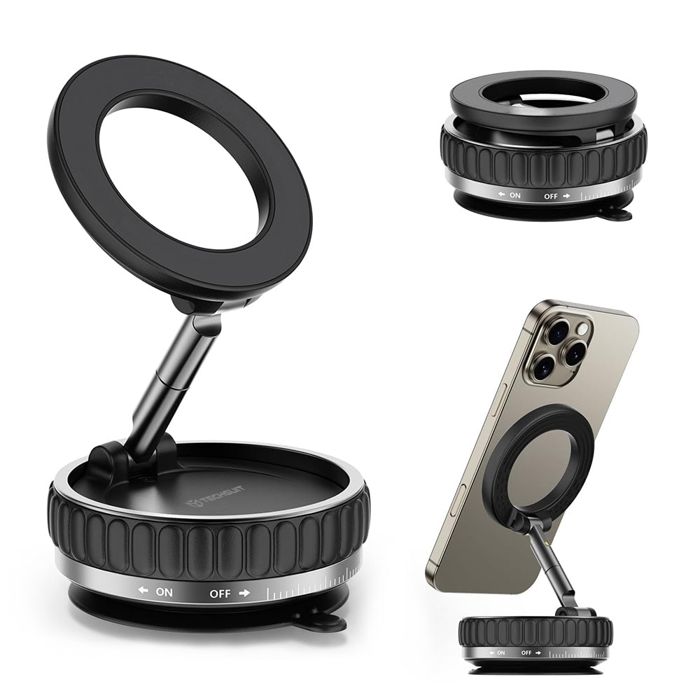 Avtomobilski magnetni nosilec Techsuit S15, Univerzalen, Črn