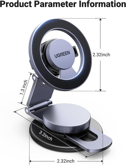 Magnetni avtomobilski nosilec UGREEN LP865, Univerzalen, Črn