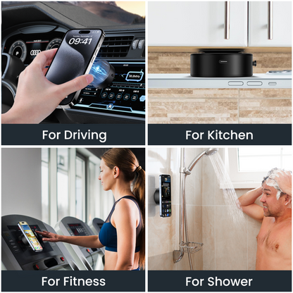 Magnetni avtomobilski nosilec XO Design C155, Univerzalen, Črn