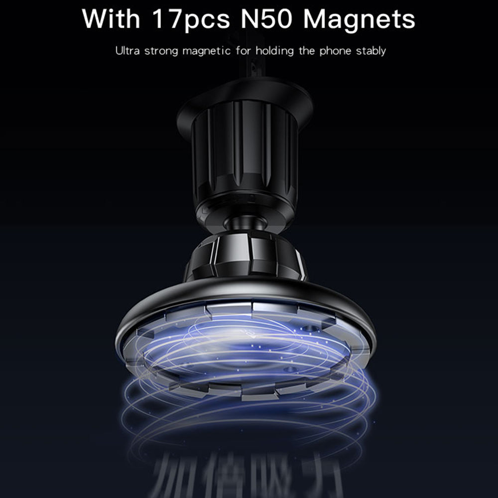 Magnetni avtomobilski nosilec Yesido C156, Univerzalen, Črn