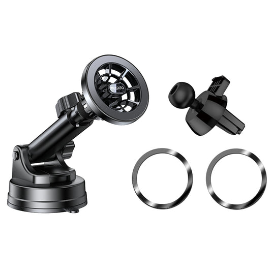 Magnetni avtomobilski nosilec Yesido C158, Univerzalen, Črn