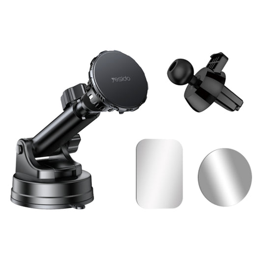 Magnetni avtomobilski nosilec Yesido C160, Univerzalen, Črn