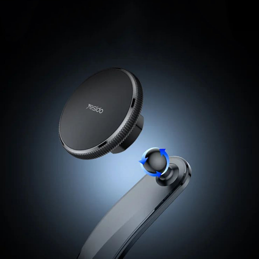 Magnetni avtomobilski nosilec Yesido C176, Univerzalen, Črn