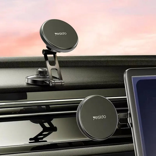 Magnetni avtomobilski nosilec Yesido C199, Univerzalen, Siv