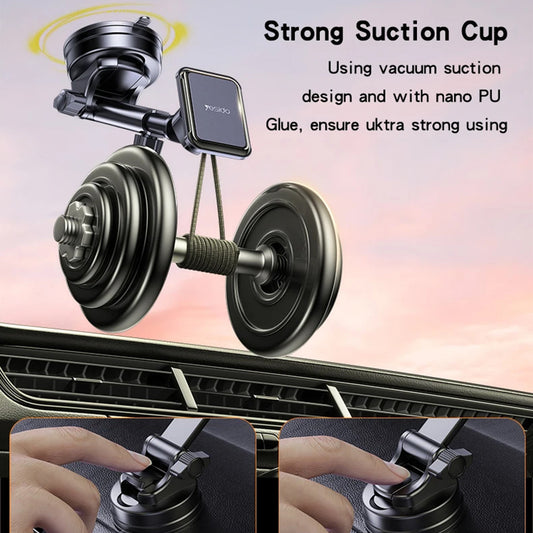 Magnetni avtomobilski nosilec Yesido C263, Univerzalen, Črn