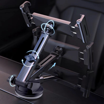 Nosilec za avto Tech-Protect V4 za tablico, 141mm - 280mm, črn