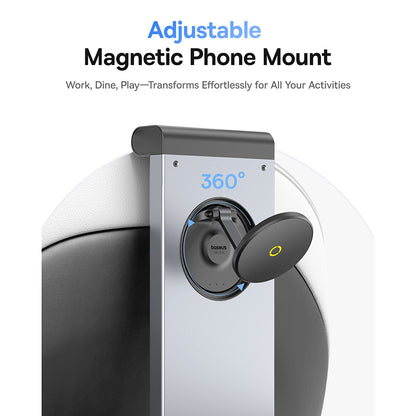 Avtomobilski magnetni nosilec za vzglavnik Baseus MagPro II, Univerzalen, Črn C40272901121-00