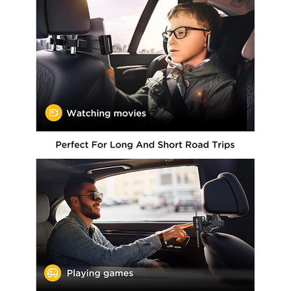 Lisen Headrest Car Mount for Phone / Tablet, 4.7inch - 12.9inch, Black, Resealed YL0221030002