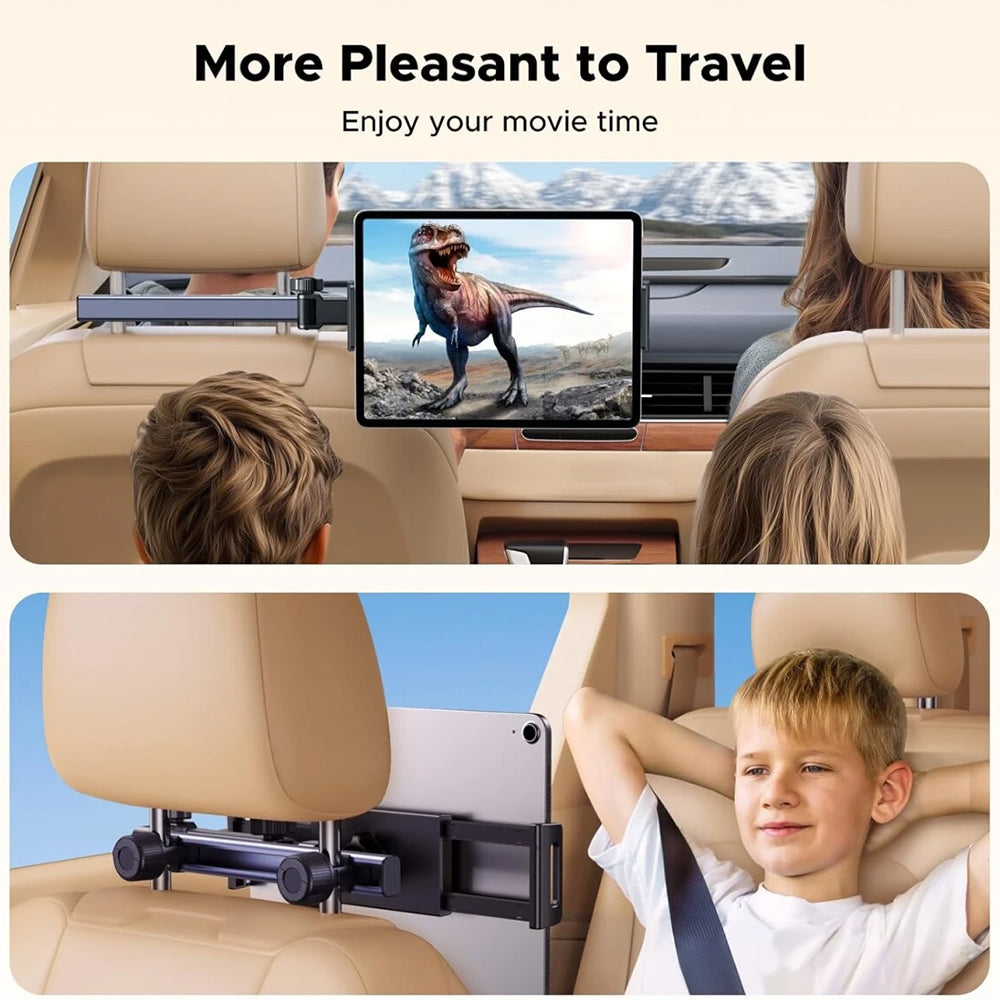 Nosilec za avtomobilsko vzglavnik UGREEN LP904 (55443) za telefon / tablico, 4.7inch - 9.8inch, črn