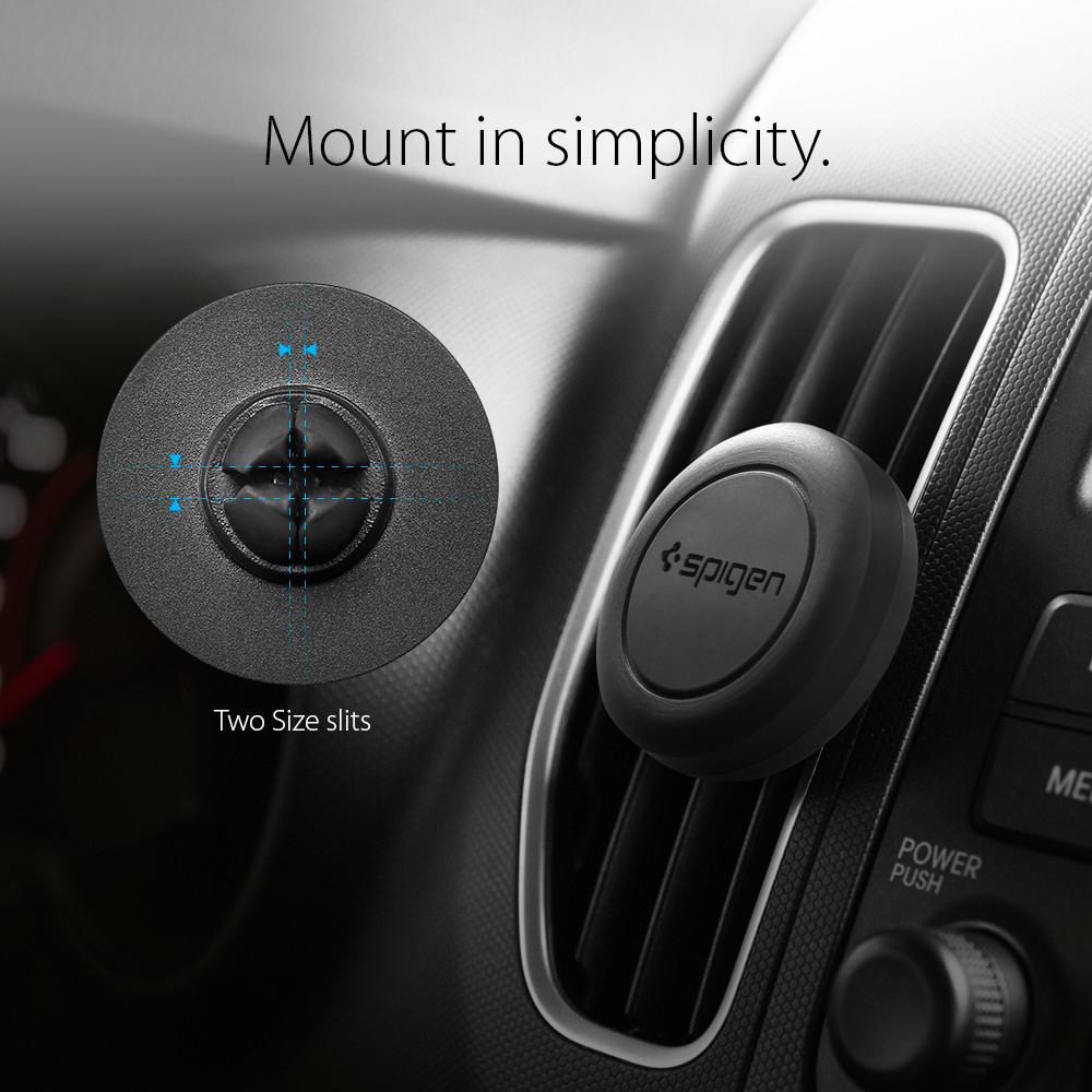 Spigen Magnetic Car Mount, Universal, Black SGP11583