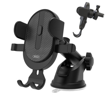 Avtomobilski nosilec XO Design C60 2v1, 4inch - 6inch, črn
