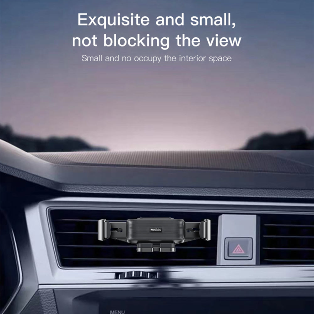 Yesido C166 Car Holder, 4.7inch - 7inch, Black