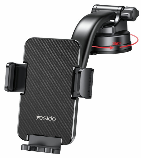 Yesido C172 Car Holder, 4inch - 7inch, Black
