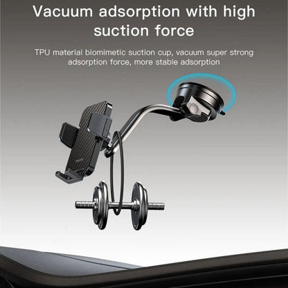 Nosilec za avto Yesido C172, 4inch - 7inch, črn