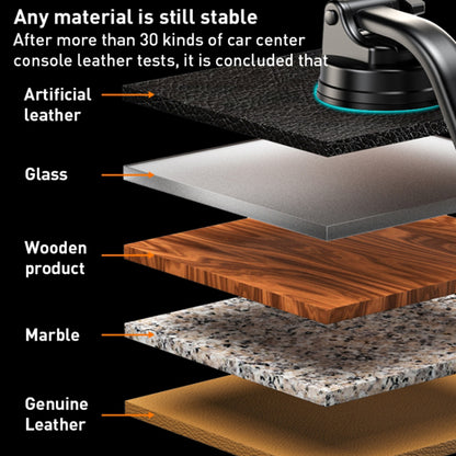 Nosilec za avto Yesido C172, 4inch - 7inch, črn