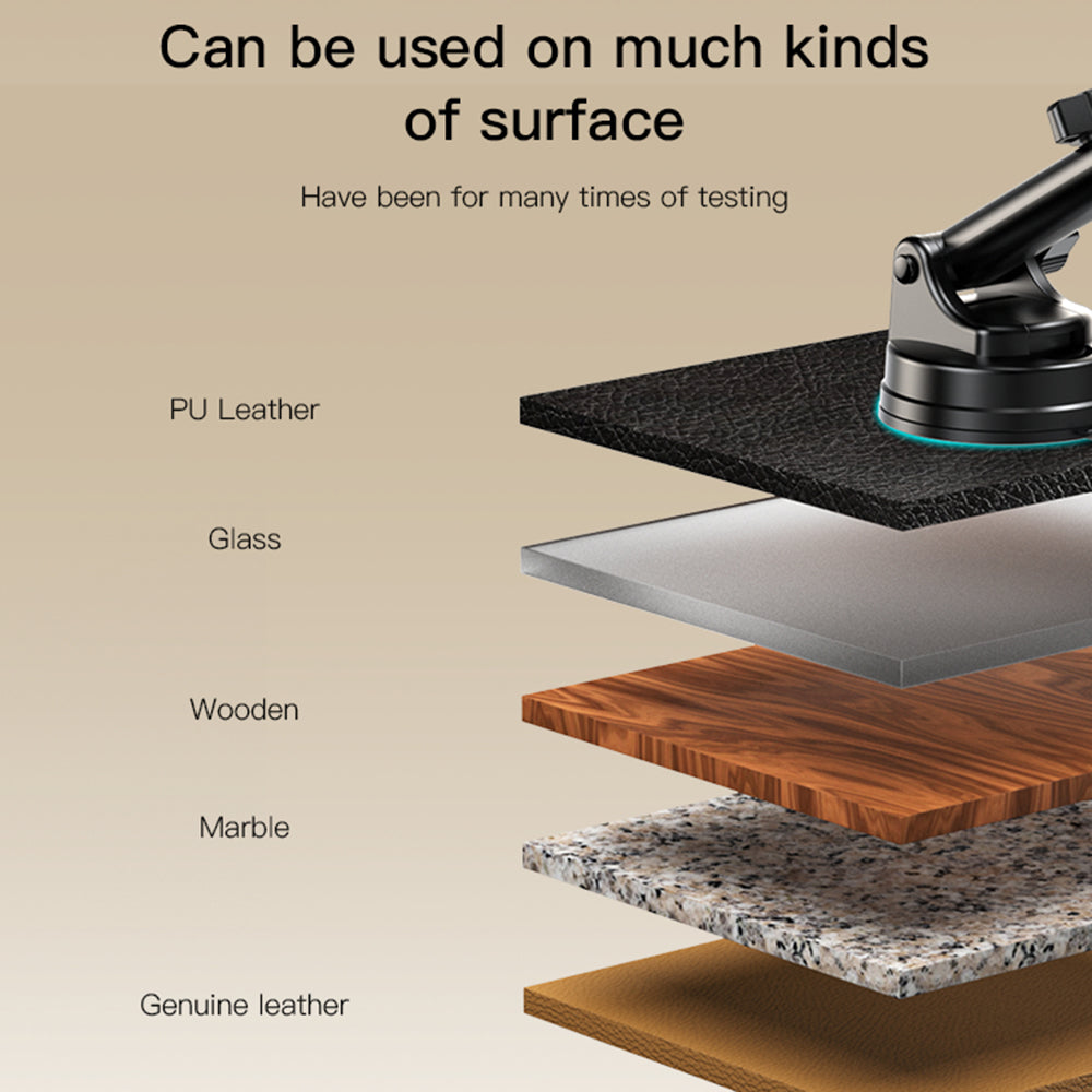 Nosilec za avto Yesido C173, 4.7inch - 7.2inch, črn