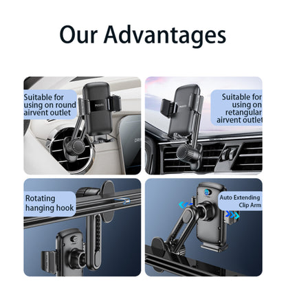 Nosilec za avto Yesido C242, Univerzalen, Črn