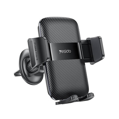 Yesido C251 Car Holder, 4.8inch - 7.2inch, Black