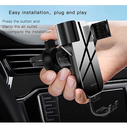 Nosilec za avto Yesido C87, Univerzalen, Črn