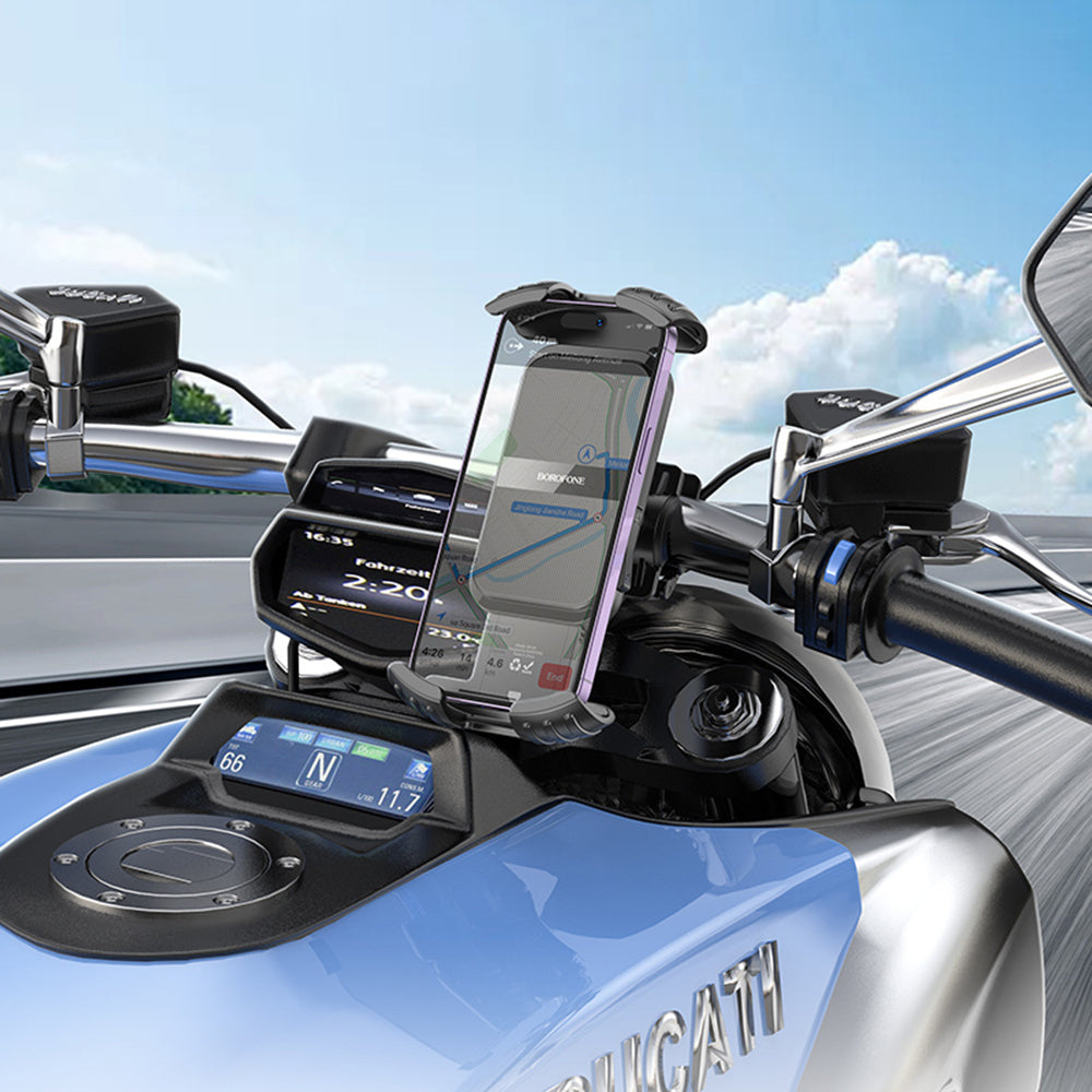 Nosilec za kolo Borofone BH105 Basalt, 4.7inch - 7inch, črn