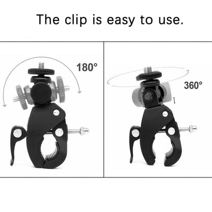 Nosilec za kolesarsko športno kamero Techsuit CAL07 za GoPro, črn