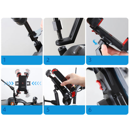 Nosilec za kolo Joyroom JR-ZS288-m, 4.7inch - 7inch, črn
