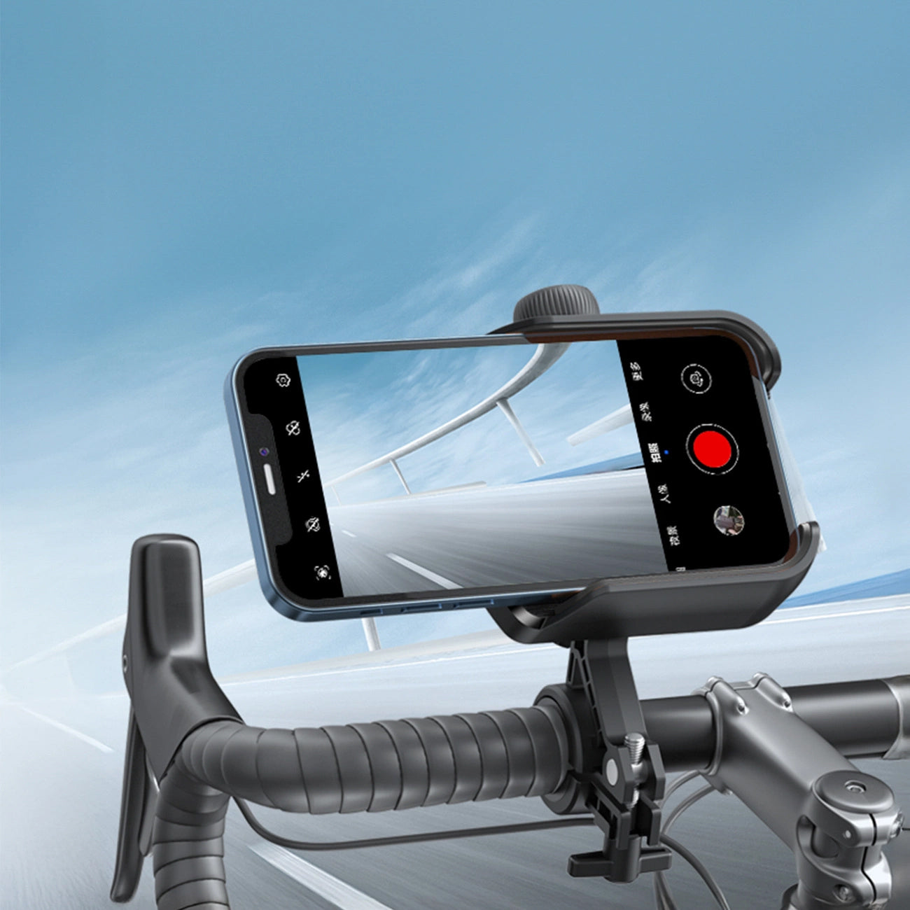 Nosilec za kolo motorno kolo Joyroom JR-ZS431, 4.7inch - 7inch, Črn