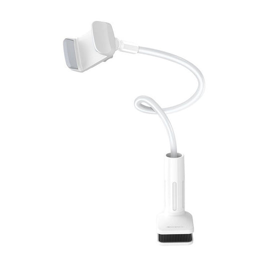 Namizni nosilec Borofone BH23 Bright Shell, 4,5-palčni - 6,5-palčni, bel
