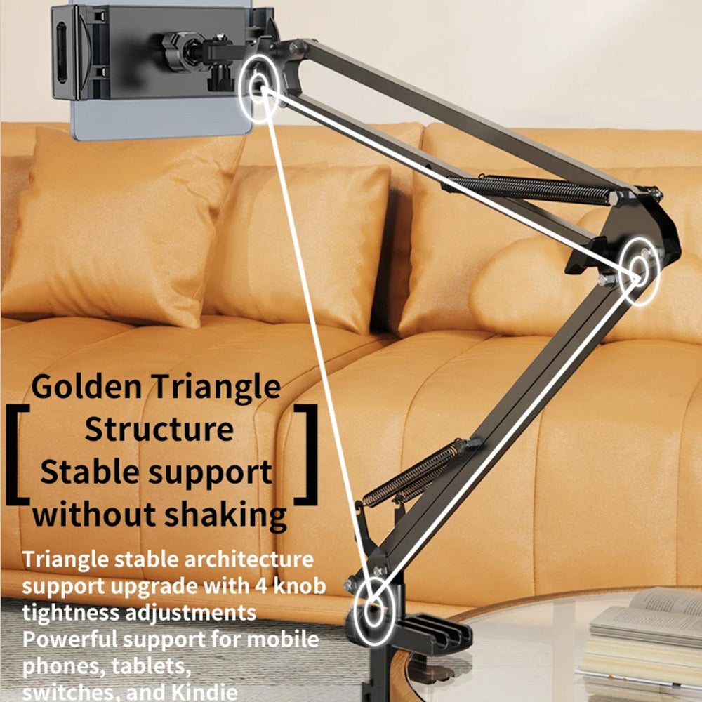 Nosilec za mizo Yesido C296, 4inch - 12.9inch, Črn