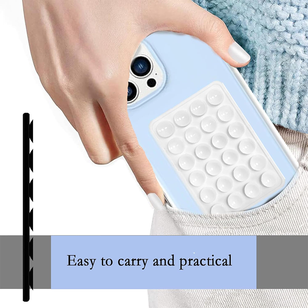 Techsuit SC-PAD Suction Cup Holder, Light Grey