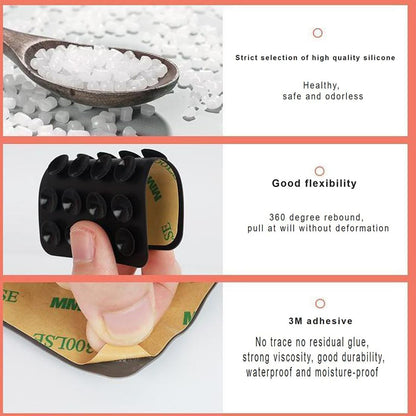 Techsuit SC-PAD Suction Cup Holder, Light Grey