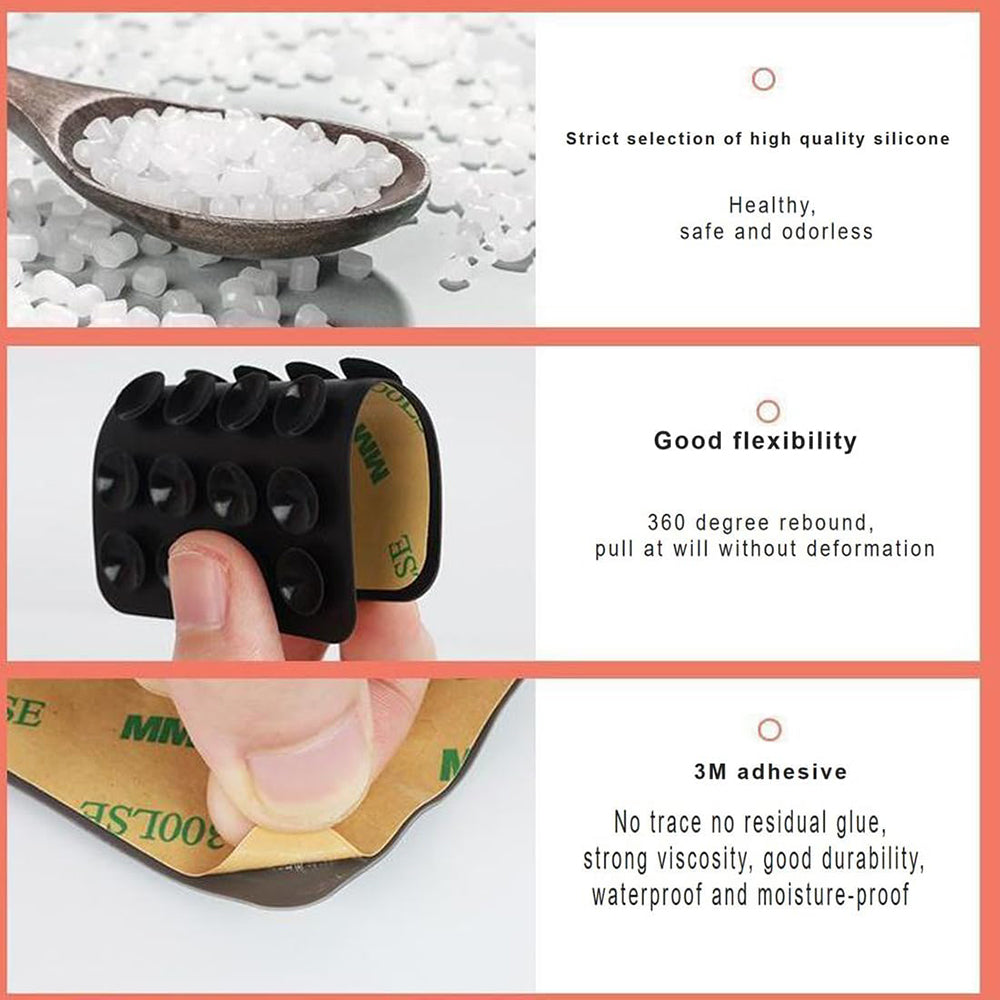 Nosilec z vakuumskimi priseski Techsuit SD-PAD, Modra