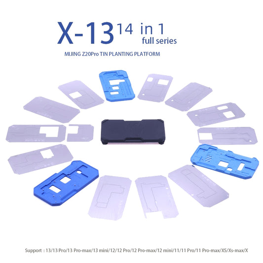 Delovni nosilec za reballing Mijing Z20 Pro za Apple iPhone X - 13 Pro Max serijo