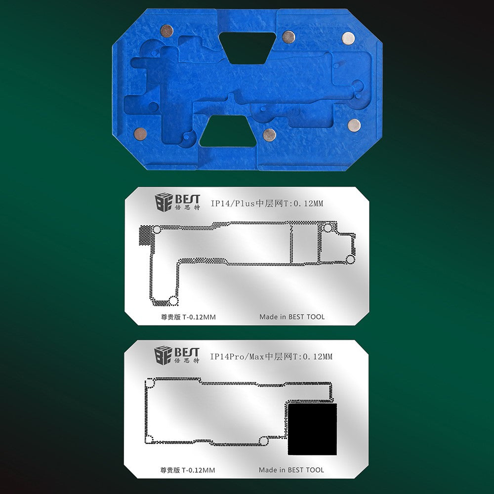 Delovna podpora za reballing Best BST-084 za Apple iPhone 14 serijo