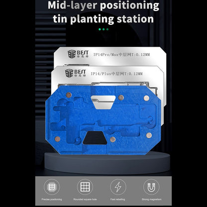 Delovna podpora za reballing Best BST-084 za Apple iPhone 14 serijo