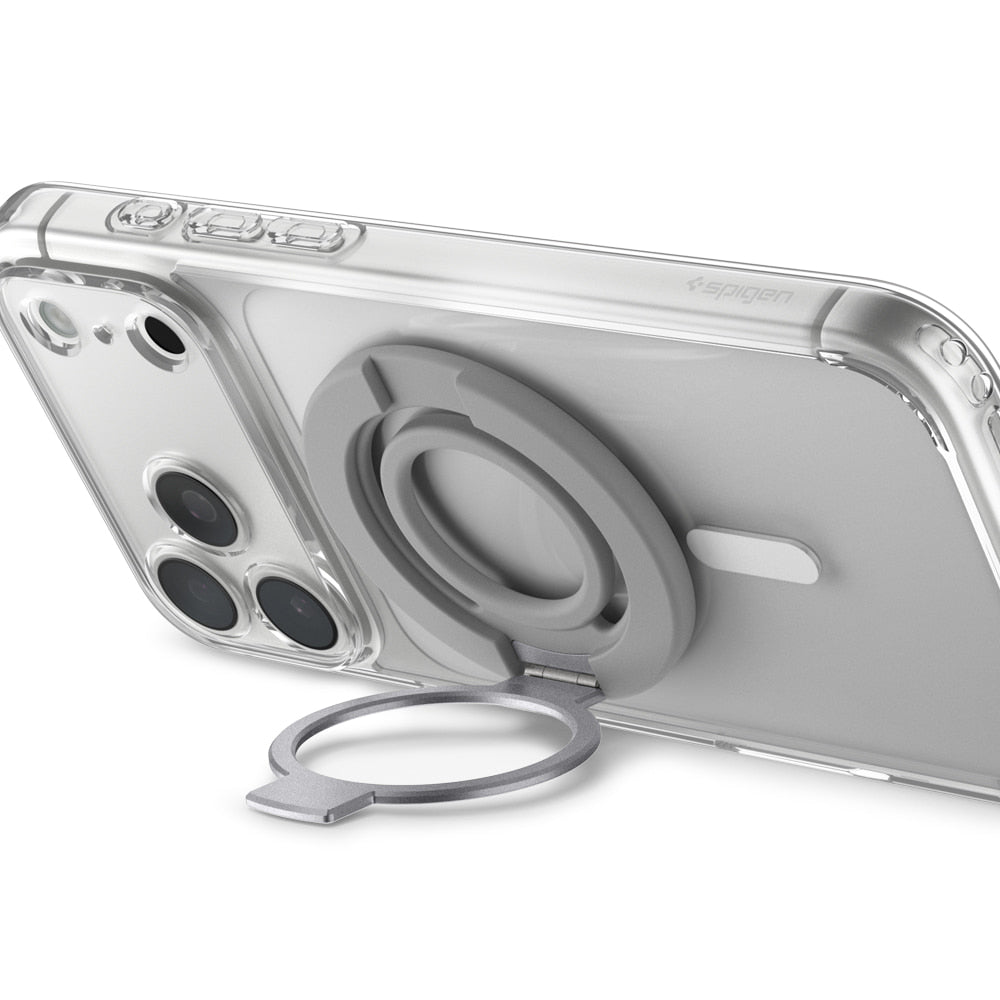 Nosilec za prst Spigen Dual Pop Mag S, univerzalen, siv AMP11736