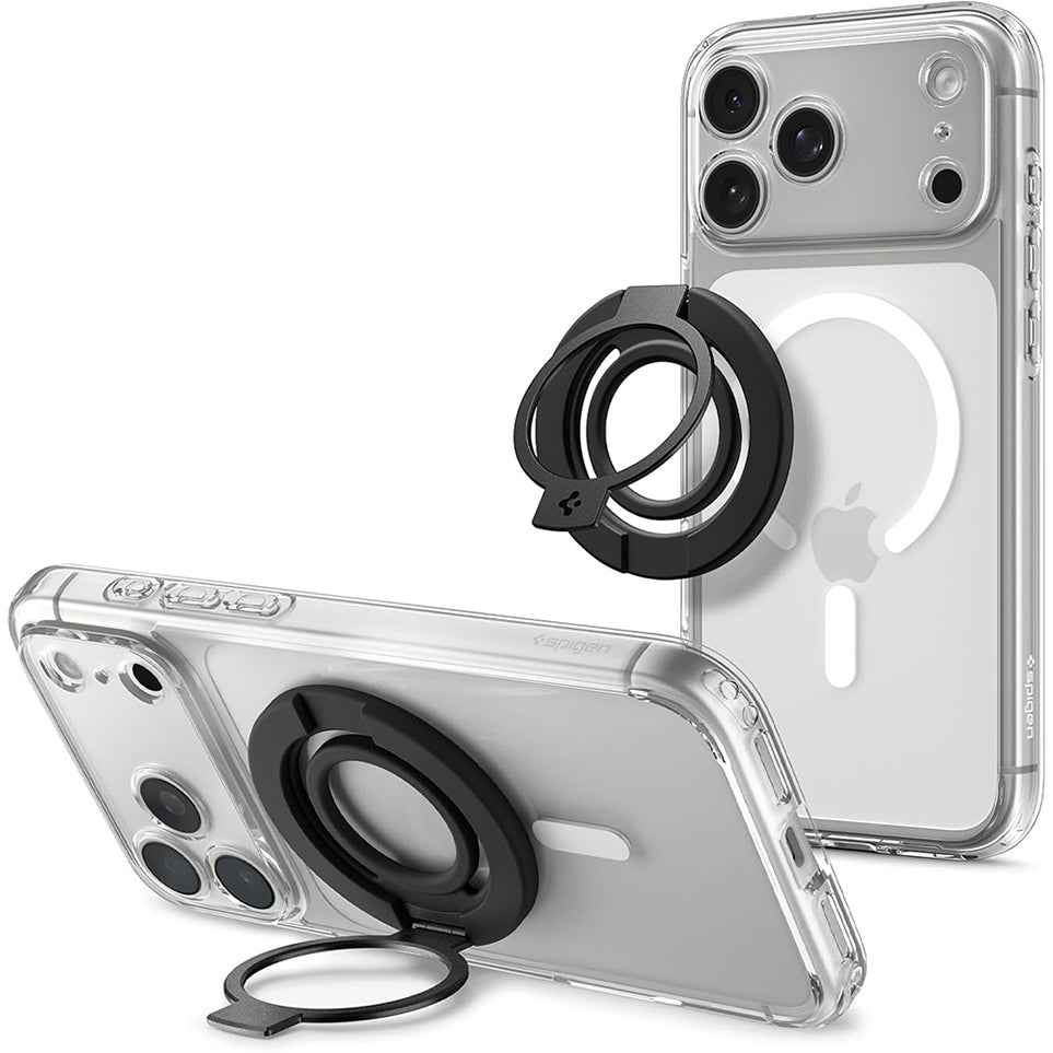 Nosilec za prst Spigen Dual Pop Mag S, univerzalen, črn AMP11735