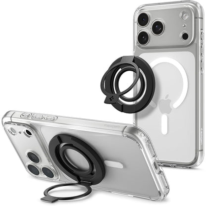 Nosilec za prst Spigen Dual Pop Mag S, univerzalen, črn AMP11735